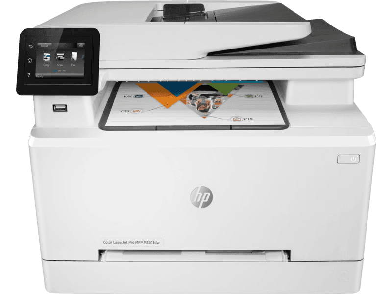 HP LaserJet Pro M281fdw彩色多功能一体机,无线双面打印，传真四合一
